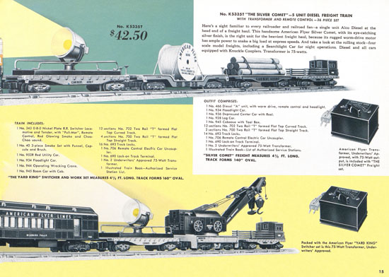 American Flyer Katalog 1953