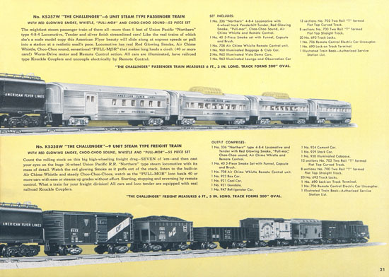 Seite 21 American Flyer Katalog 1953