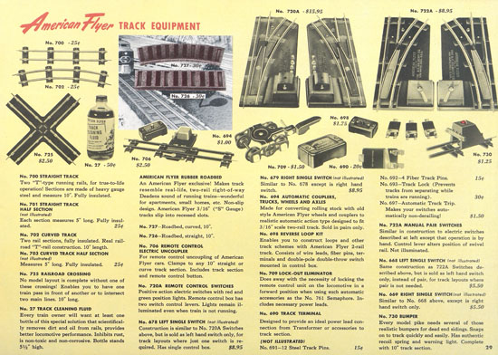 Seite 29 American Flyer Katalog 1953