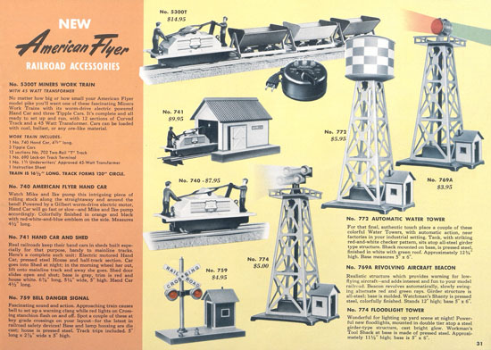 Seite 31 American Flyer Katalog 1953