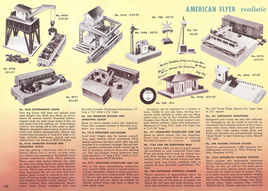 Seite 32 American Flyer Katalog 1953
