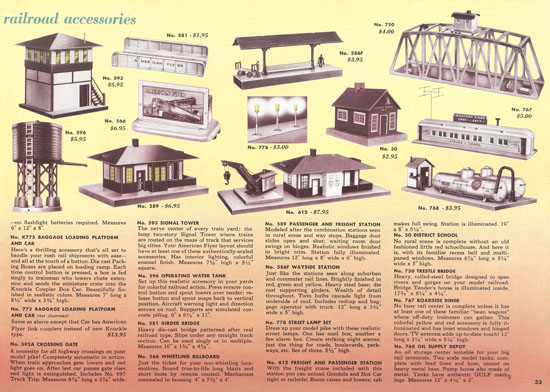 Seite 33 American Flyer Katalog 1953