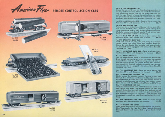 Seite 36 American Flyer Katalog 1953