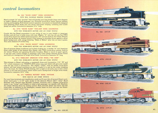 Seite 41 American Flyer Katalog 1953