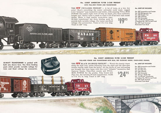 Seite 5 American Flyer Katalog 1955