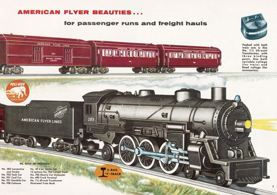 Seite 7 American Flyer Katalog 1955