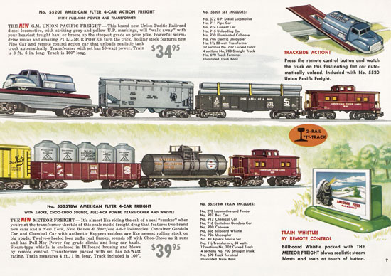 Seite 9 American Flyer Katalog 1955