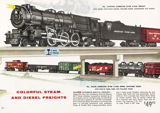 Seite 12 American Flyer Katalog 1955