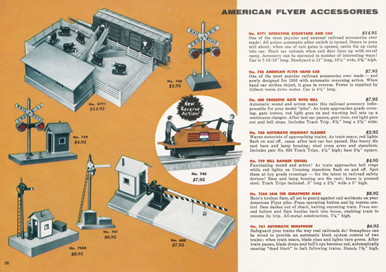 Seite 28 American Flyer Katalog 1955