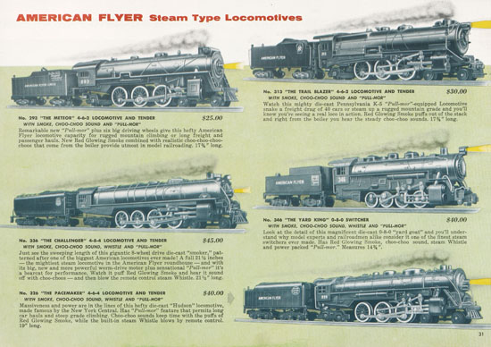 Seite 31 American Flyer Katalog 1955