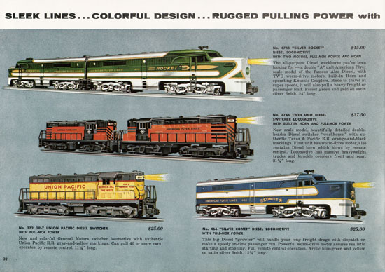 Seite 32 American Flyer Katalog 1955