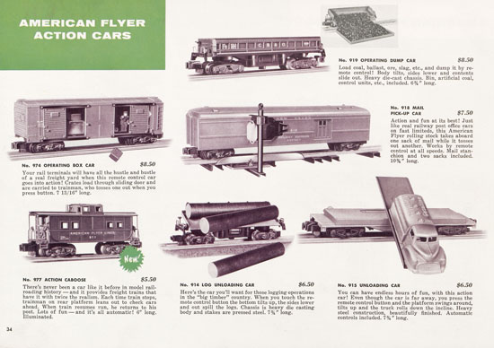Seite 34 American Flyer Katalog 1955