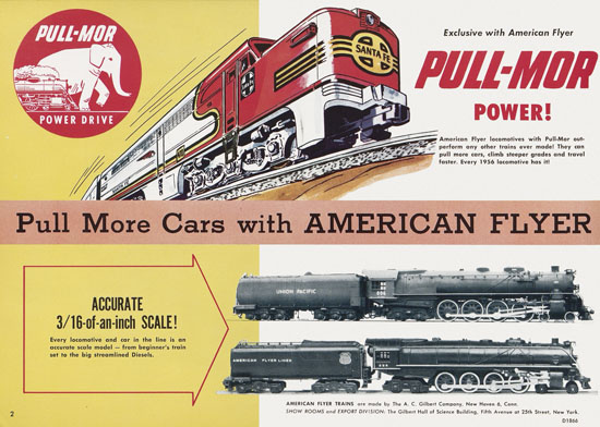 Seite 2 American Flyer Katalog 1956