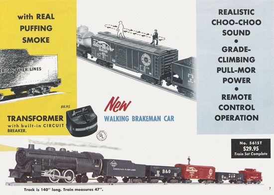Seite 7 American Flyer Katalog 1956