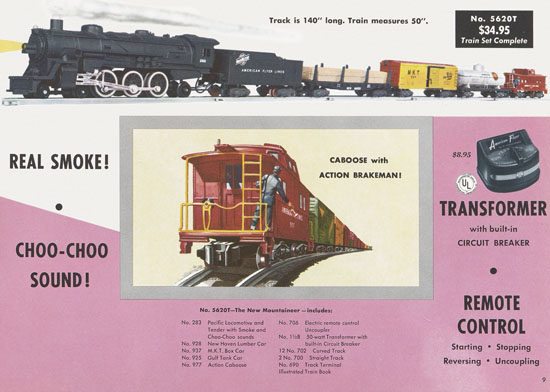 Seite 9 American Flyer Katalog 1956