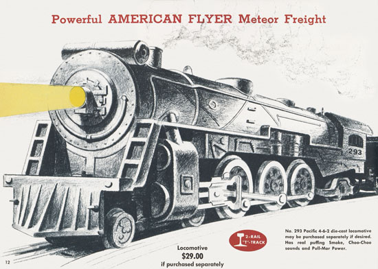 Seite 12 American Flyer Katalog 1956