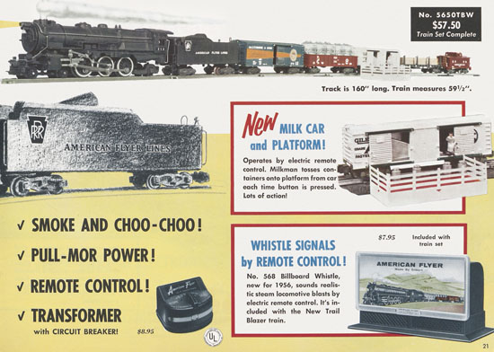 Seite 21 American Flyer Katalog 1956