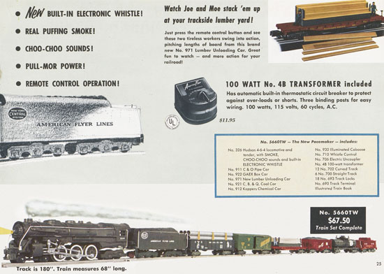 American Flyer Katalog 1956