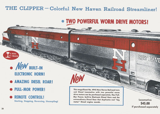 Seite 28 American Flyer Katalog 1956