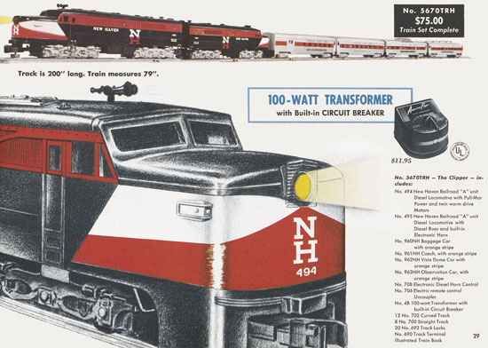 Seite 29 American Flyer Katalog 1956