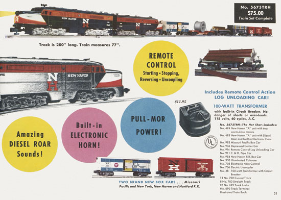 Seite 31 American Flyer Katalog 1956