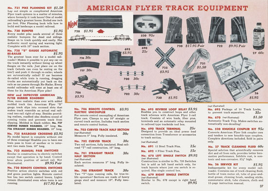 Seite 37 American Flyer Katalog 1956