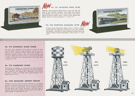 Seite 41 American Flyer Katalog 1956