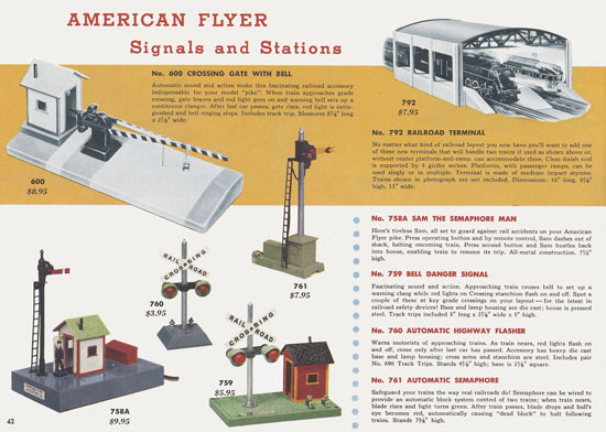 Seite 42 American Flyer Katalog 1956
