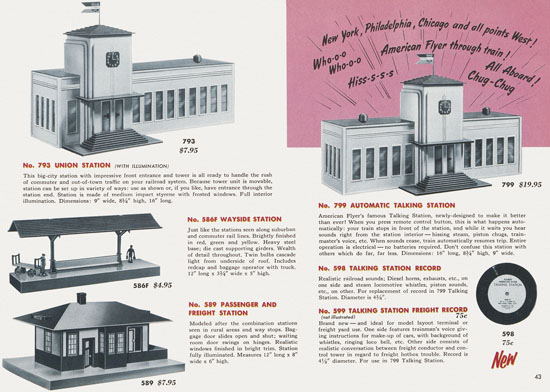 Seite 43 American Flyer Katalog 1956