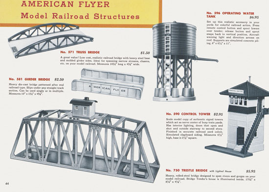 Seite 44 American Flyer Katalog 1956