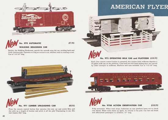 Seite 46 American Flyer Katalog 1956