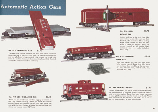Seite 47 American Flyer Katalog 1956