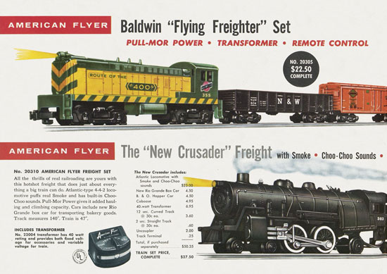 Seite 4 American Flyer Trains Katalog 1957
