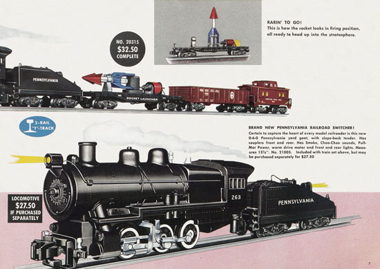 Seite 7 American Flyer Trains Katalog 1957