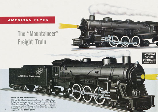 Seite 8 American Flyer Trains Katalog 1957