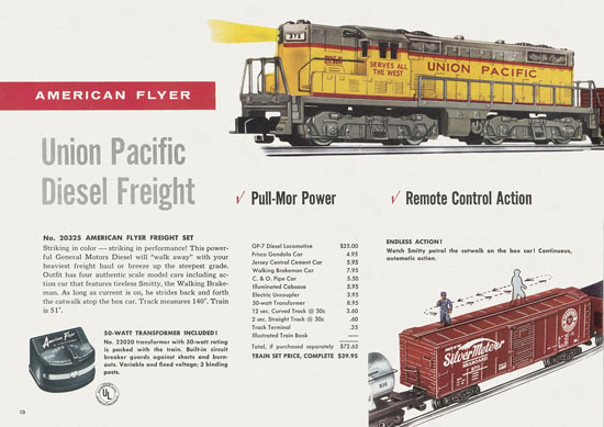 American Flyer Trains Katalog 1957