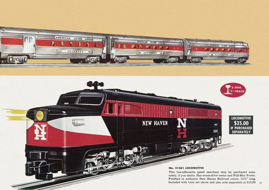 Seite 17 American Flyer Trains Katalog 1957