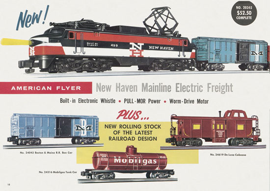 Seite 18 American Flyer Trains Katalog 1957