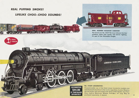 Seite 25 American Flyer Trains Katalog 1957