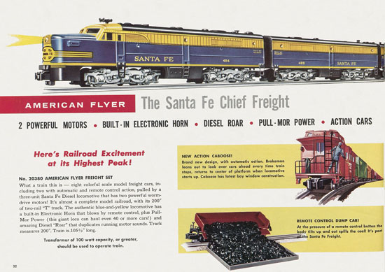 Seite 32 American Flyer Trains Katalog 1957