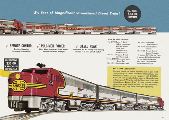 Seite 35 American Flyer Trains Katalog 1957