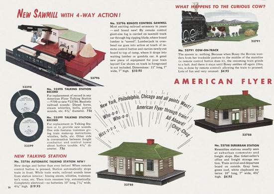 American Flyer Trains Katalog 1957