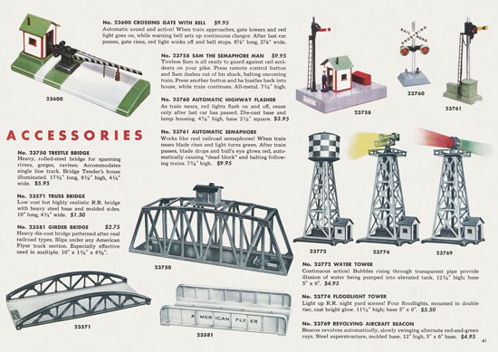 American Flyer Trains Katalog 1957