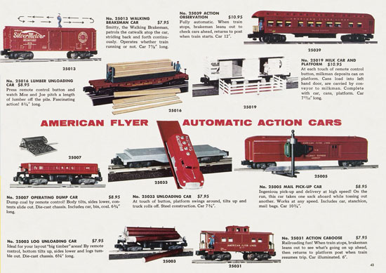 Seite 43 American Flyer Trains Katalog 1957