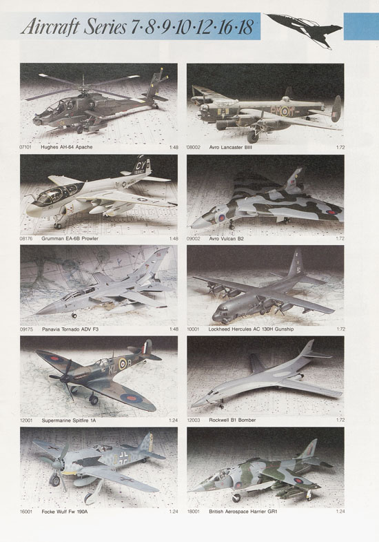 Airfix catalogue 1988