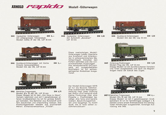 Arnold rapido Katalog 1963-1964