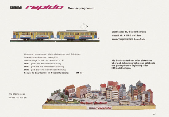 Arnold rapido Katalog 1963-1964