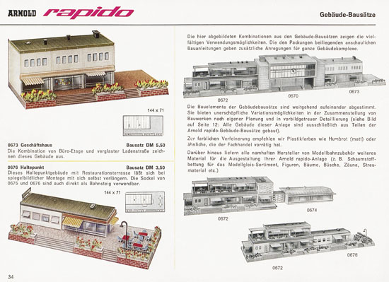 Arnold rapido Katalog 1965-1966