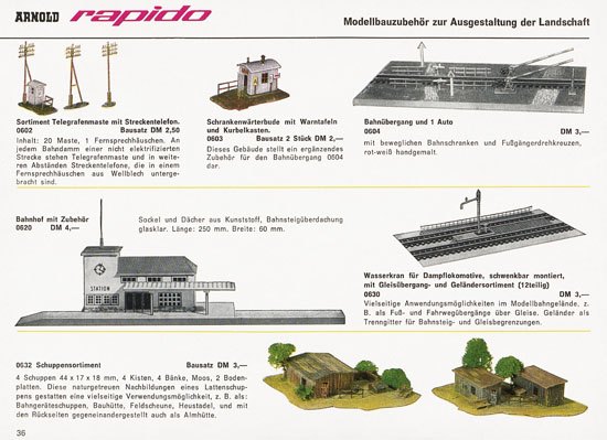 Arnold rapido Katalog 1965-1966