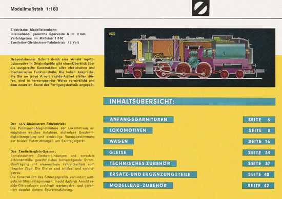 Seite 3 Arnold rapido Katalog 1966-1967